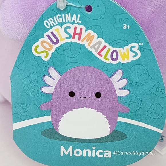 MONICA Purple Axolotl Squishmallow - Picture 6 of 7